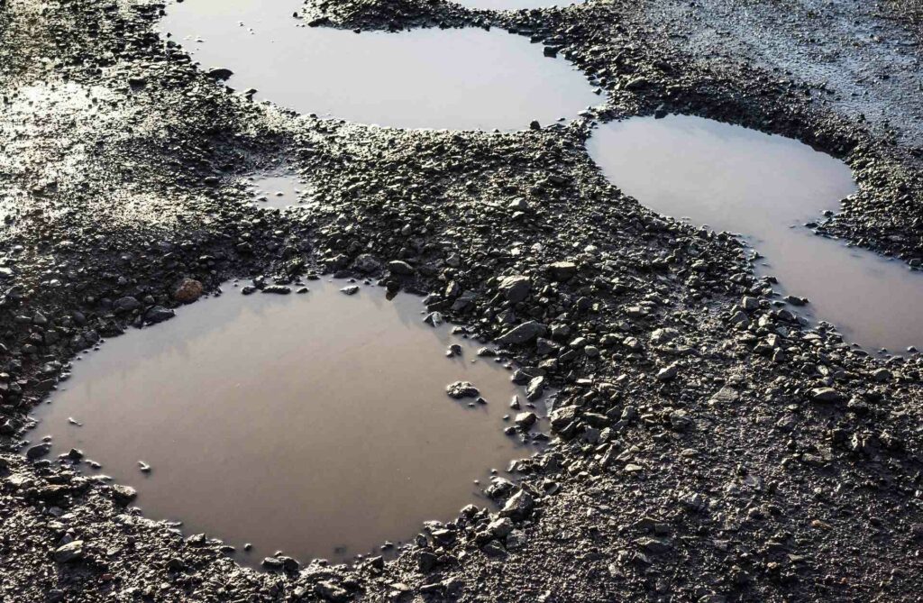 Potholes on the State Highway Network